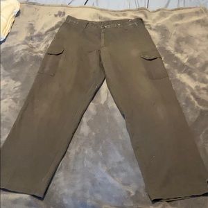 Black cargo pants